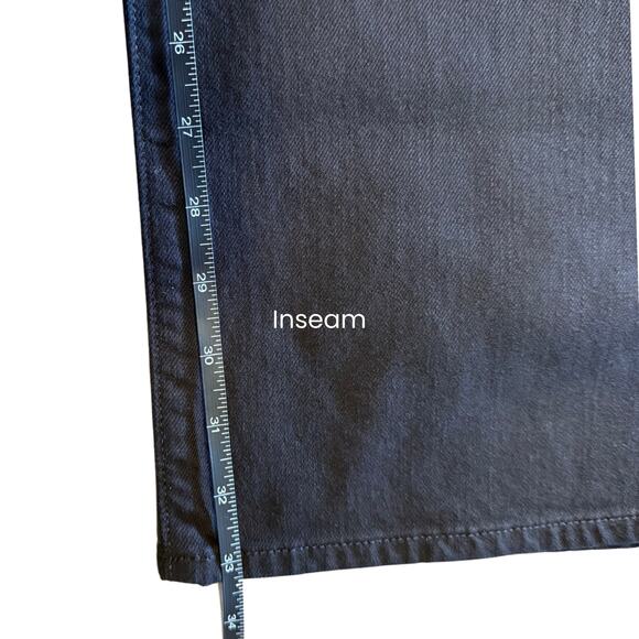 Joe’s Jeans Mia High Rise Wide Leg Jeans Size 29 NWT Black Noir Tall Friendly - Picture 5 of 10